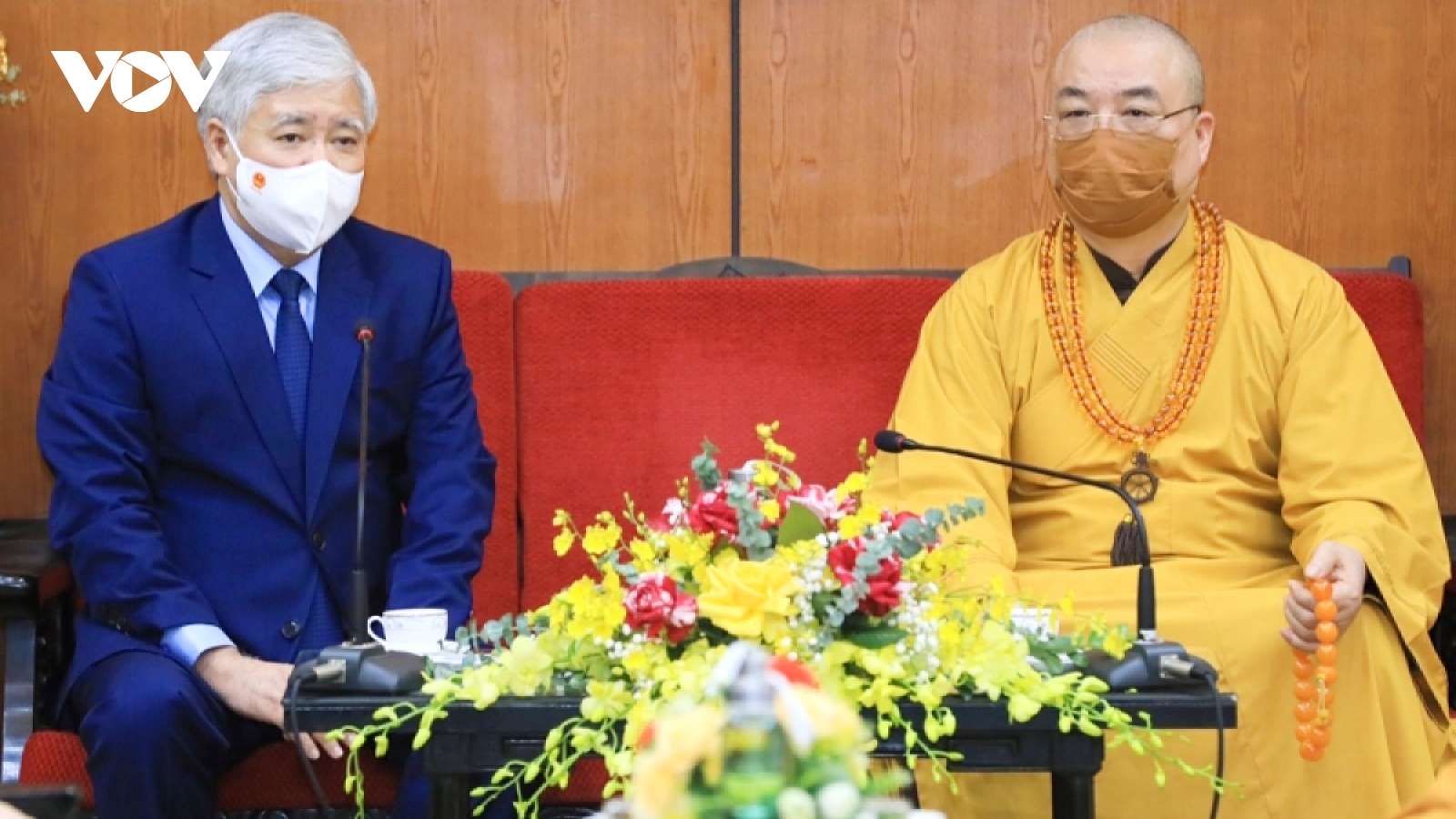VFF leader congratulates Vietnam Buddhist Sangha on 40th anniversary